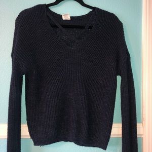 Navy blue sweater